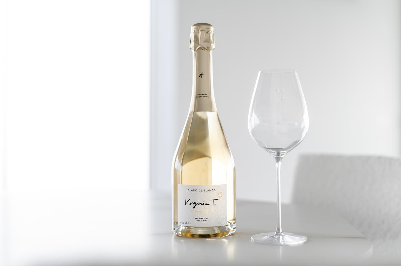 Bottle and glass