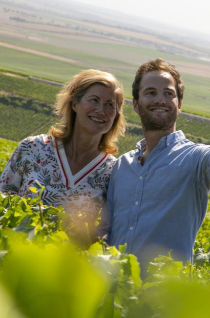 Virginie Taittinger and Ferdinand Pougatch-Taittinger
