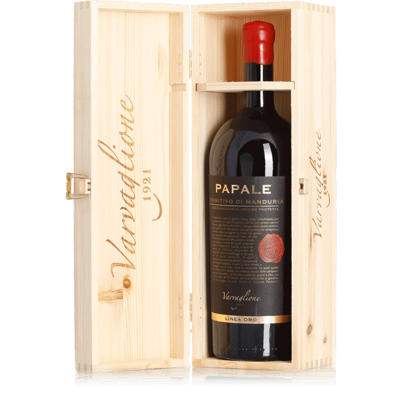 Papale Linea Oro Primitivo di Manduria, Varvaglione Puglia 1,5L fadobozban 2019