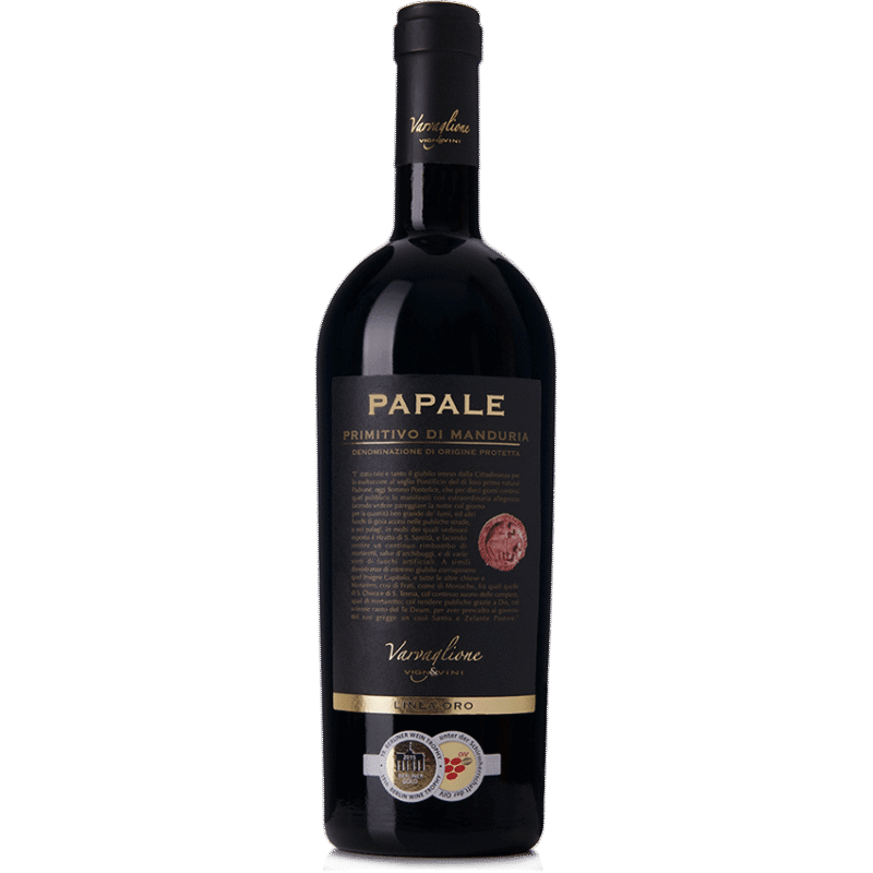 Papale Linea Oro Primitivo di Manduria, Varvaglione Puglia 2020