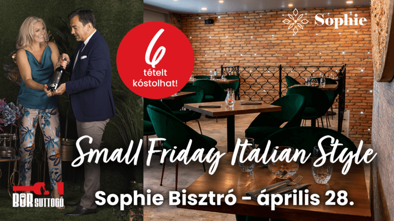 Small Friday Italian Style – Sophie Budapest